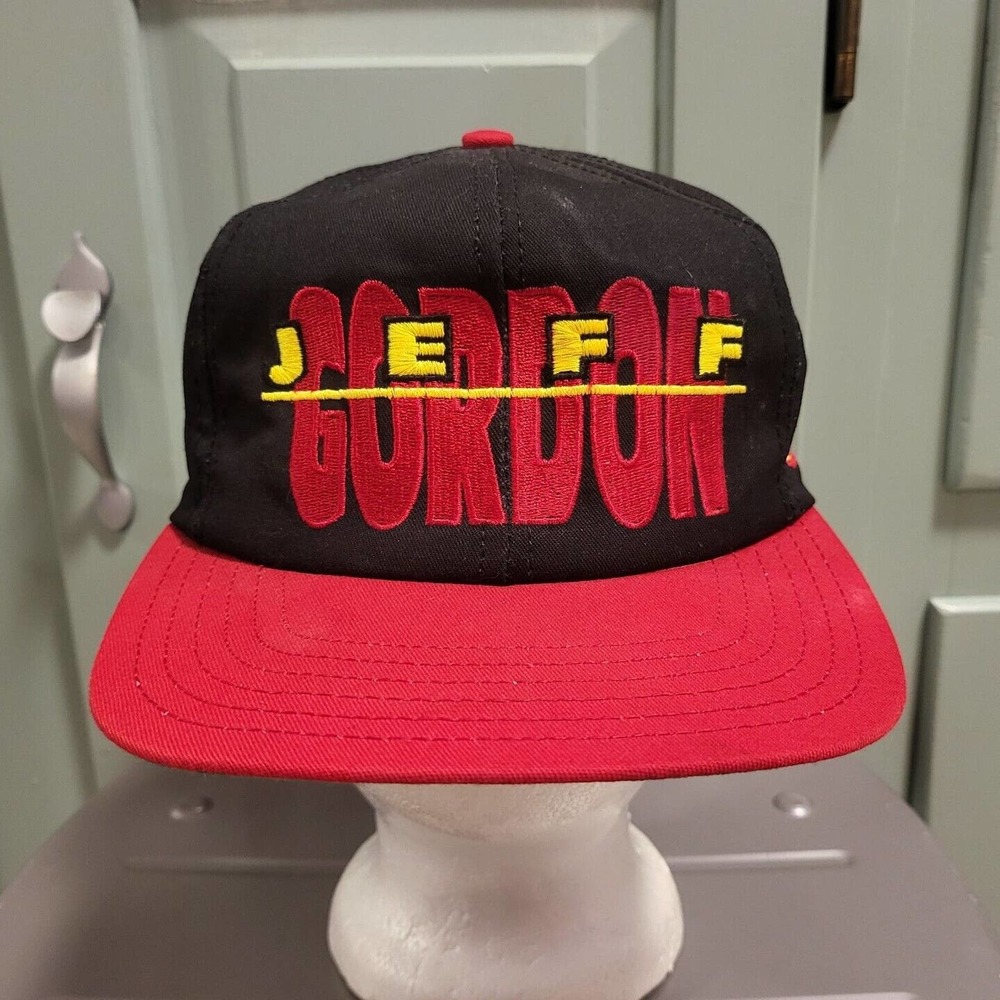 VTG Jeff Gordon USA Made Winston NASCAR Racing Snapback Hat‎ Cap